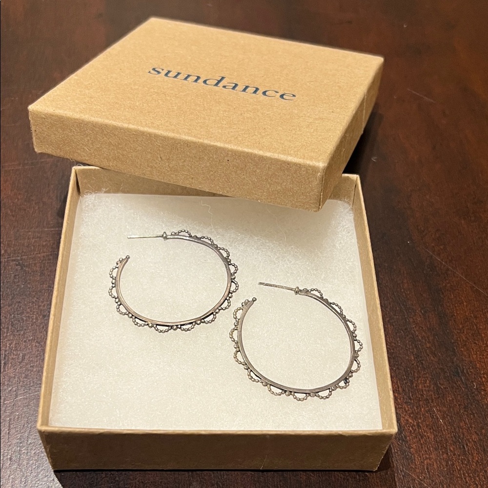 Sundance Sterling Silver Hoops❤️